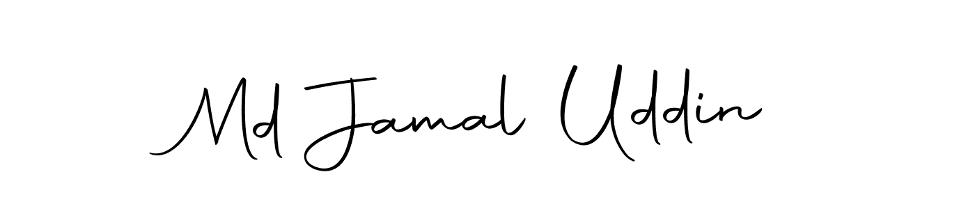 How to make Md Jamal Uddin name signature. Use Autography-DOLnW style for creating short signs online. This is the latest handwritten sign. Md Jamal Uddin signature style 10 images and pictures png