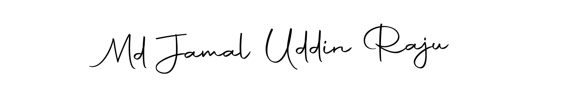 How to make Md Jamal Uddin Raju name signature. Use Autography-DOLnW style for creating short signs online. This is the latest handwritten sign. Md Jamal Uddin Raju signature style 10 images and pictures png