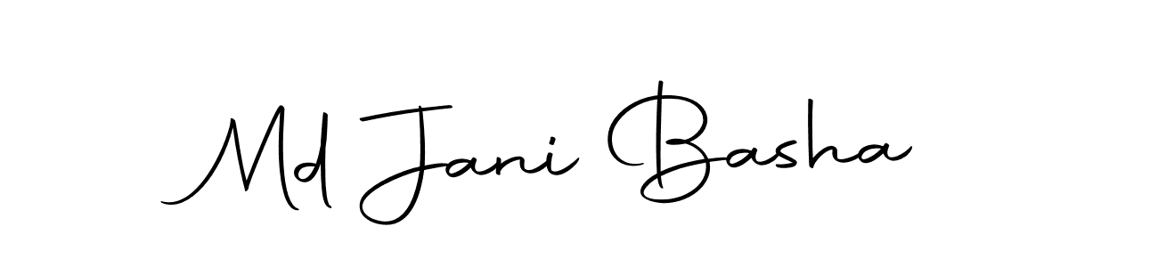 Also we have Md Jani Basha name is the best signature style. Create professional handwritten signature collection using Autography-DOLnW autograph style. Md Jani Basha signature style 10 images and pictures png