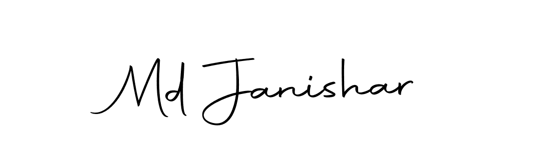 Make a beautiful signature design for name Md Janishar. Use this online signature maker to create a handwritten signature for free. Md Janishar signature style 10 images and pictures png