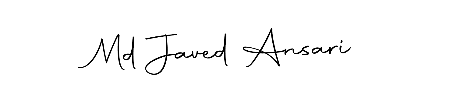 Make a beautiful signature design for name Md Javed Ansari. Use this online signature maker to create a handwritten signature for free. Md Javed Ansari signature style 10 images and pictures png