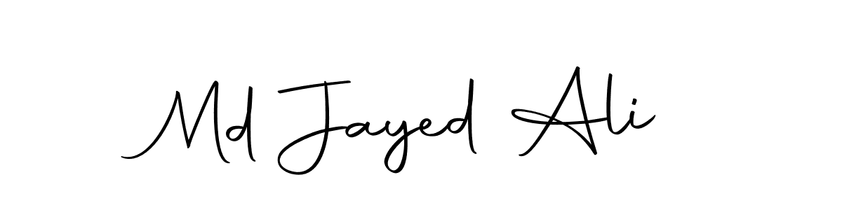 Make a beautiful signature design for name Md Jayed Ali. Use this online signature maker to create a handwritten signature for free. Md Jayed Ali signature style 10 images and pictures png