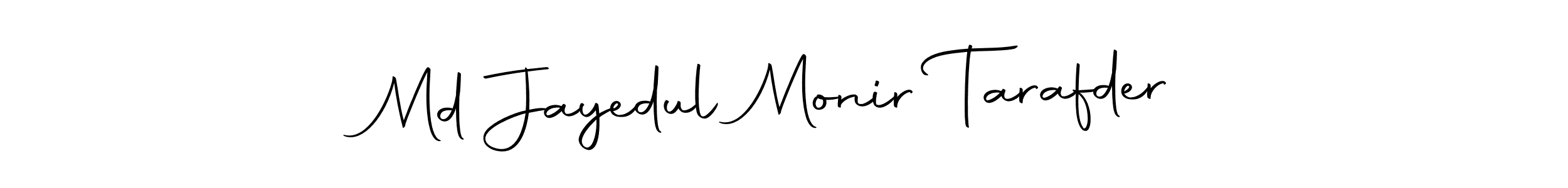 See photos of Md Jayedul Monir Tarafder official signature by Spectra . Check more albums & portfolios. Read reviews & check more about Autography-DOLnW font. Md Jayedul Monir Tarafder signature style 10 images and pictures png