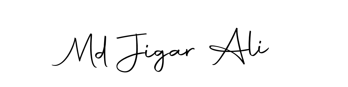 Design your own signature with our free online signature maker. With this signature software, you can create a handwritten (Autography-DOLnW) signature for name Md Jigar Ali. Md Jigar Ali signature style 10 images and pictures png