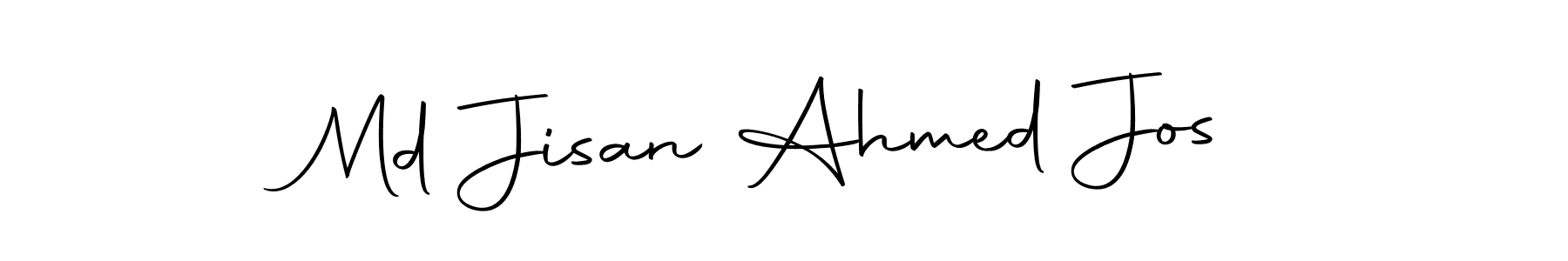 Design your own signature with our free online signature maker. With this signature software, you can create a handwritten (Autography-DOLnW) signature for name Md Jisan Ahmed Jos. Md Jisan Ahmed Jos signature style 10 images and pictures png