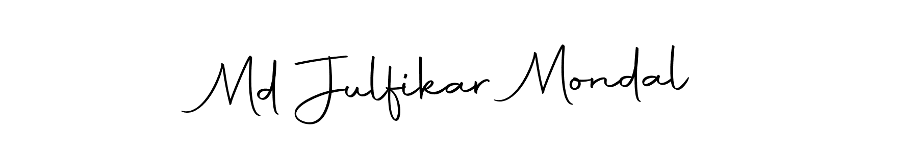 Make a short Md Julfikar Mondal signature style. Manage your documents anywhere anytime using Autography-DOLnW. Create and add eSignatures, submit forms, share and send files easily. Md Julfikar Mondal signature style 10 images and pictures png
