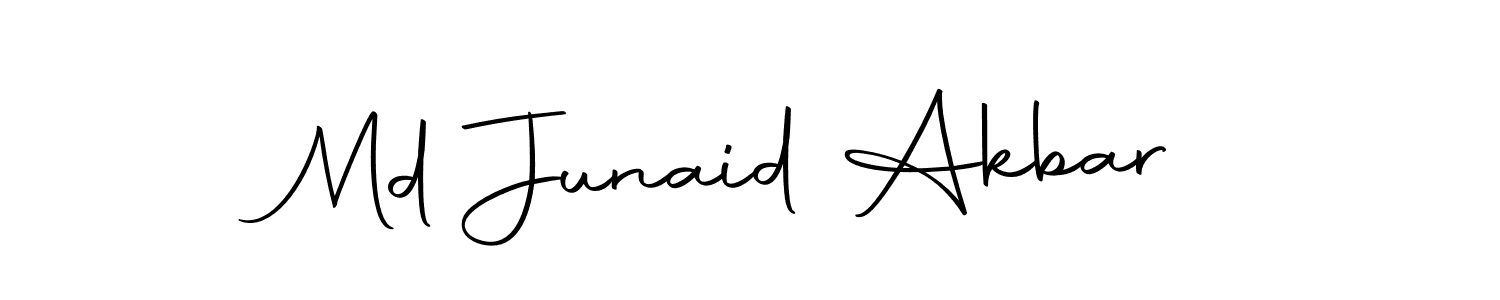 Md Junaid Akbar stylish signature style. Best Handwritten Sign (Autography-DOLnW) for my name. Handwritten Signature Collection Ideas for my name Md Junaid Akbar. Md Junaid Akbar signature style 10 images and pictures png