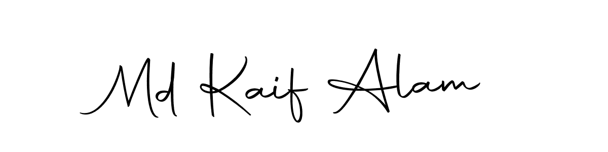 Design your own signature with our free online signature maker. With this signature software, you can create a handwritten (Autography-DOLnW) signature for name Md Kaif Alam. Md Kaif Alam signature style 10 images and pictures png