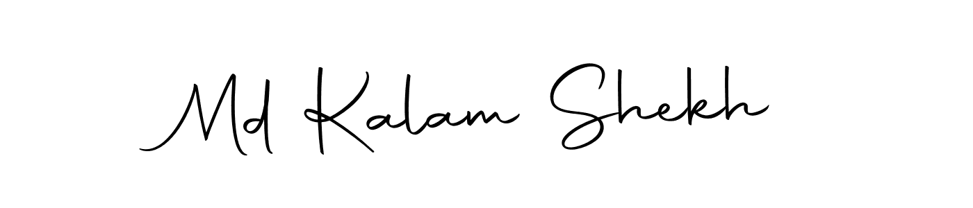 Create a beautiful signature design for name Md Kalam Shekh. With this signature (Autography-DOLnW) fonts, you can make a handwritten signature for free. Md Kalam Shekh signature style 10 images and pictures png