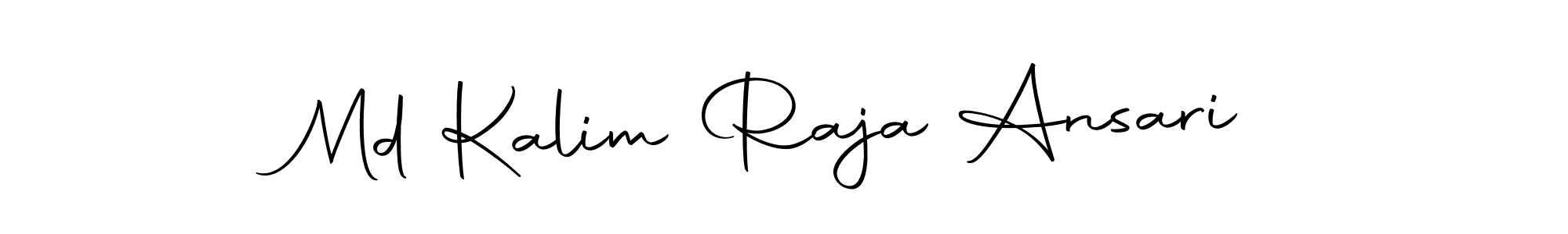 Create a beautiful signature design for name Md Kalim Raja Ansari. With this signature (Autography-DOLnW) fonts, you can make a handwritten signature for free. Md Kalim Raja Ansari signature style 10 images and pictures png