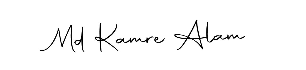 Create a beautiful signature design for name Md Kamre Alam. With this signature (Autography-DOLnW) fonts, you can make a handwritten signature for free. Md Kamre Alam signature style 10 images and pictures png