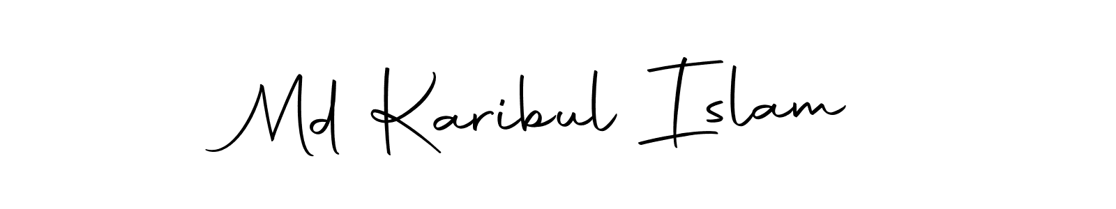 How to make Md Karibul Islam signature? Autography-DOLnW is a professional autograph style. Create handwritten signature for Md Karibul Islam name. Md Karibul Islam signature style 10 images and pictures png