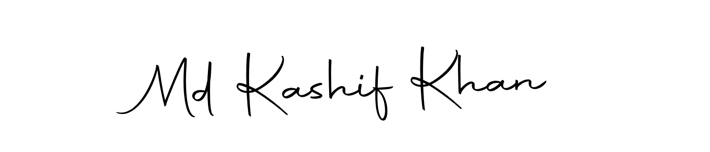 How to make Md Kashif Khan name signature. Use Autography-DOLnW style for creating short signs online. This is the latest handwritten sign. Md Kashif Khan signature style 10 images and pictures png