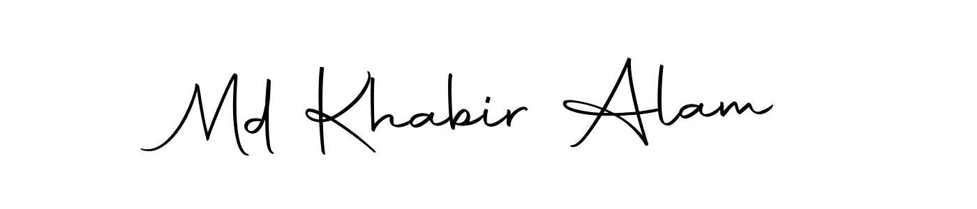 Make a beautiful signature design for name Md Khabir Alam. Use this online signature maker to create a handwritten signature for free. Md Khabir Alam signature style 10 images and pictures png