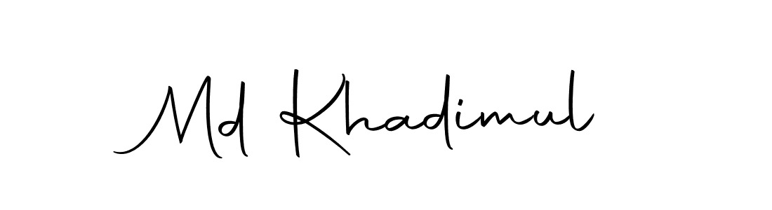 You can use this online signature creator to create a handwritten signature for the name Md Khadimul. This is the best online autograph maker. Md Khadimul signature style 10 images and pictures png