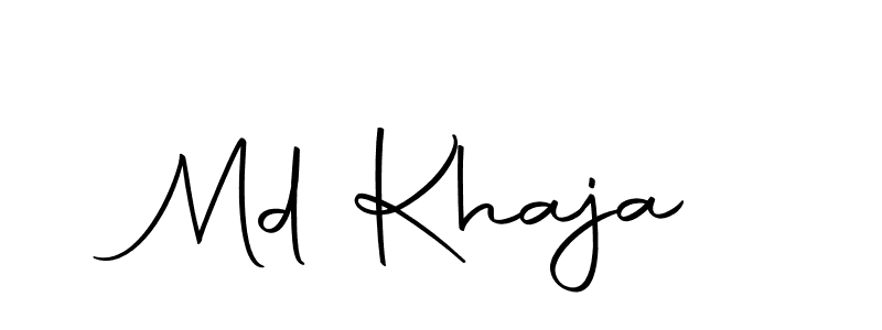 Make a beautiful signature design for name Md Khaja. With this signature (Autography-DOLnW) style, you can create a handwritten signature for free. Md Khaja signature style 10 images and pictures png