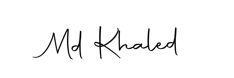 You should practise on your own different ways (Autography-DOLnW) to write your name (Md Khaled) in signature. don't let someone else do it for you. Md Khaled signature style 10 images and pictures png