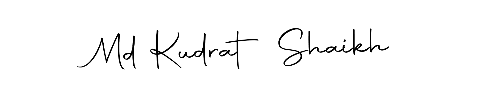 Use a signature maker to create a handwritten signature online. With this signature software, you can design (Autography-DOLnW) your own signature for name Md Kudrat Shaikh. Md Kudrat Shaikh signature style 10 images and pictures png