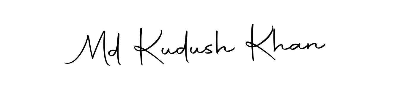 Use a signature maker to create a handwritten signature online. With this signature software, you can design (Autography-DOLnW) your own signature for name Md Kudush Khan. Md Kudush Khan signature style 10 images and pictures png