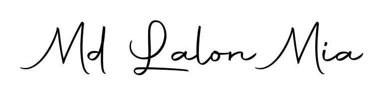You should practise on your own different ways (Autography-DOLnW) to write your name (Md Lalon Mia) in signature. Don't let someone else do it for you. Md Lalon Mia signature style 10 images and pictures png