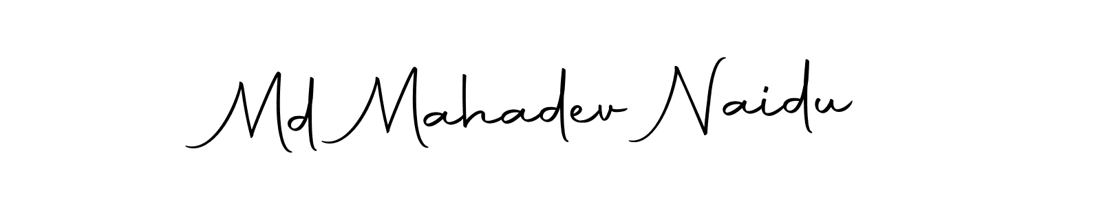 This is the best signature style for the Md Mahadev Naidu name. Also you like these signature font (Autography-DOLnW). Mix name signature. Md Mahadev Naidu signature style 10 images and pictures png