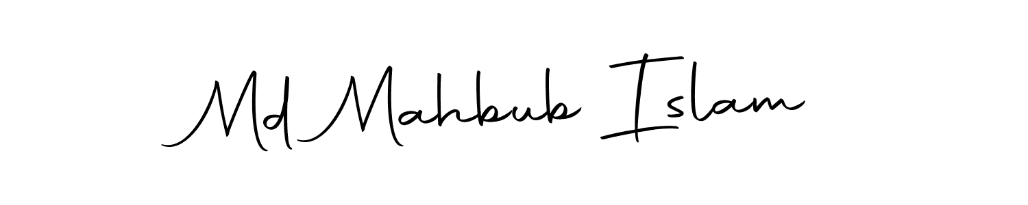 if you are searching for the best signature style for your name Md Mahbub Islam. so please give up your signature search. here we have designed multiple signature styles  using Autography-DOLnW. Md Mahbub Islam signature style 10 images and pictures png