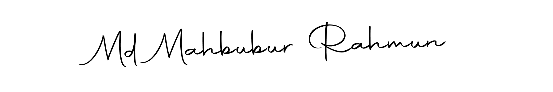 How to make Md Mahbubur Rahmun signature? Autography-DOLnW is a professional autograph style. Create handwritten signature for Md Mahbubur Rahmun name. Md Mahbubur Rahmun signature style 10 images and pictures png