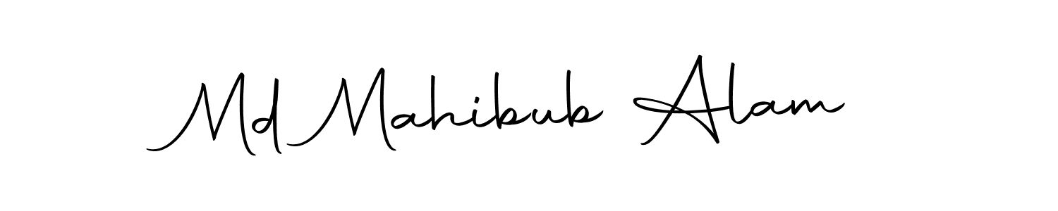 Design your own signature with our free online signature maker. With this signature software, you can create a handwritten (Autography-DOLnW) signature for name Md Mahibub Alam. Md Mahibub Alam signature style 10 images and pictures png