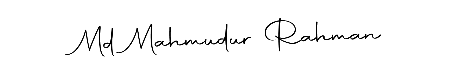 Make a beautiful signature design for name Md Mahmudur Rahman. With this signature (Autography-DOLnW) style, you can create a handwritten signature for free. Md Mahmudur Rahman signature style 10 images and pictures png