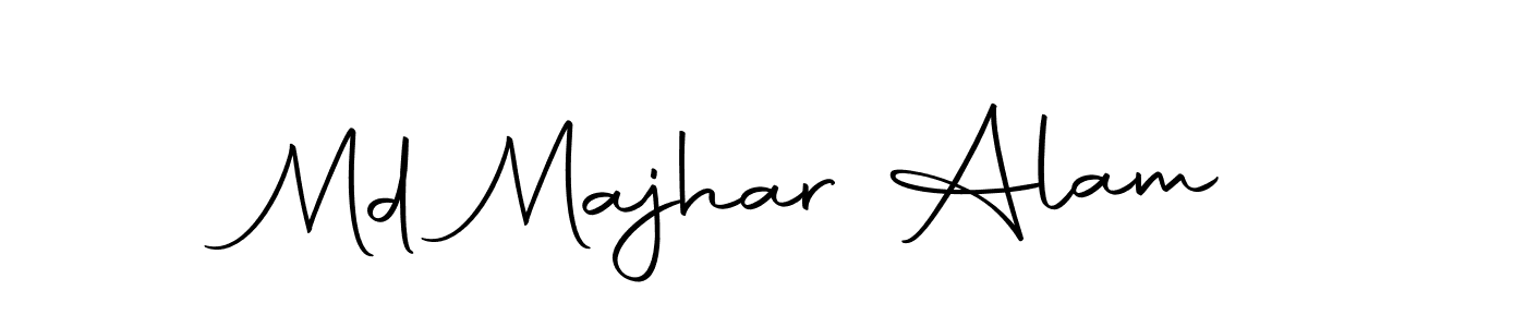 How to make Md Majhar Alam name signature. Use Autography-DOLnW style for creating short signs online. This is the latest handwritten sign. Md Majhar Alam signature style 10 images and pictures png