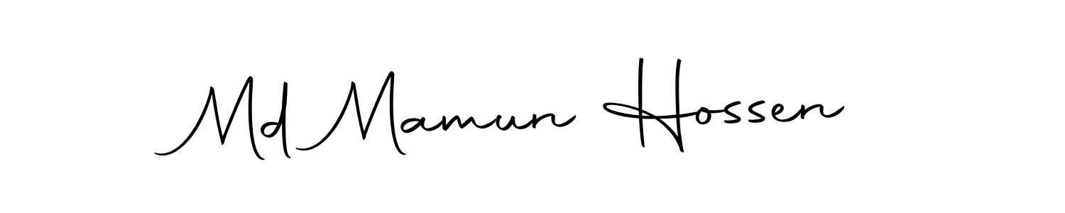 You should practise on your own different ways (Autography-DOLnW) to write your name (Md Mamun Hossen) in signature. don't let someone else do it for you. Md Mamun Hossen signature style 10 images and pictures png