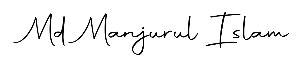 Make a beautiful signature design for name Md Manjurul Islam. Use this online signature maker to create a handwritten signature for free. Md Manjurul Islam signature style 10 images and pictures png