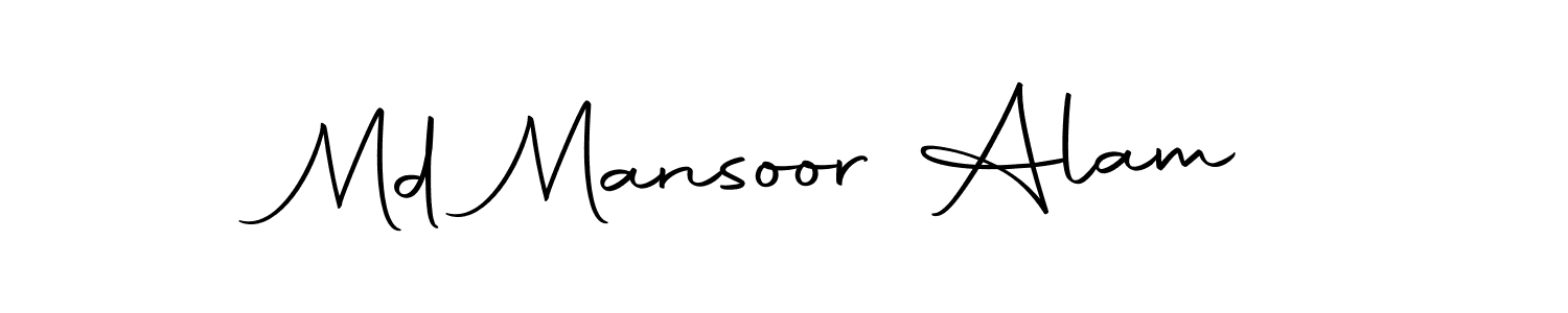 Use a signature maker to create a handwritten signature online. With this signature software, you can design (Autography-DOLnW) your own signature for name Md Mansoor Alam. Md Mansoor Alam signature style 10 images and pictures png