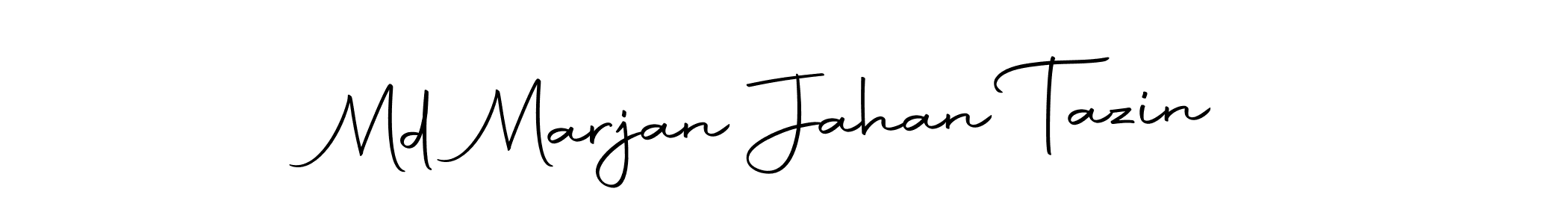 Here are the top 10 professional signature styles for the name Md Marjan Jahan Tazin. These are the best autograph styles you can use for your name. Md Marjan Jahan Tazin signature style 10 images and pictures png