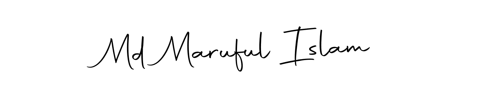 How to make Md Maruful Islam name signature. Use Autography-DOLnW style for creating short signs online. This is the latest handwritten sign. Md Maruful Islam signature style 10 images and pictures png