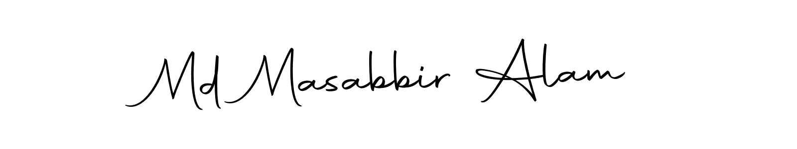 Make a beautiful signature design for name Md Masabbir Alam. With this signature (Autography-DOLnW) style, you can create a handwritten signature for free. Md Masabbir Alam signature style 10 images and pictures png