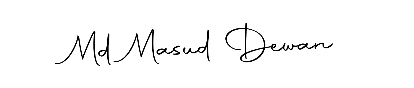 Also we have Md Masud Dewan name is the best signature style. Create professional handwritten signature collection using Autography-DOLnW autograph style. Md Masud Dewan signature style 10 images and pictures png