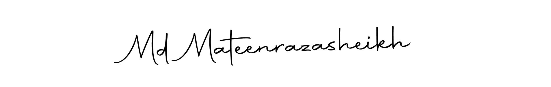 Md Mateenrazasheikh stylish signature style. Best Handwritten Sign (Autography-DOLnW) for my name. Handwritten Signature Collection Ideas for my name Md Mateenrazasheikh. Md Mateenrazasheikh signature style 10 images and pictures png