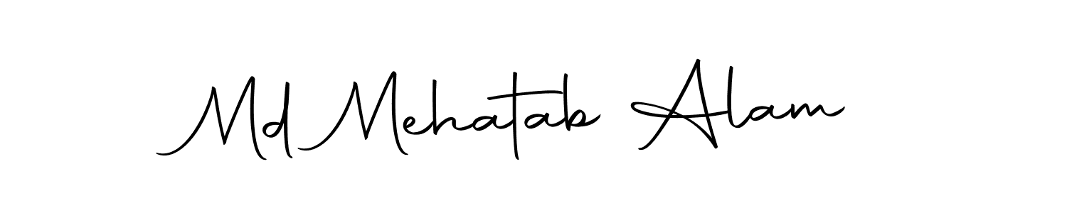 The best way (Autography-DOLnW) to make a short signature is to pick only two or three words in your name. The name Md Mehatab Alam include a total of six letters. For converting this name. Md Mehatab Alam signature style 10 images and pictures png