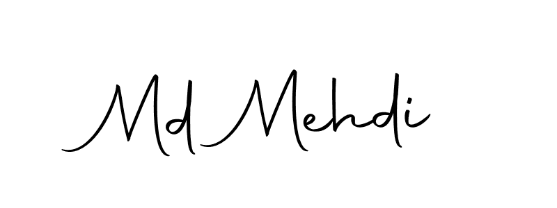 Also we have Md Mehdi name is the best signature style. Create professional handwritten signature collection using Autography-DOLnW autograph style. Md Mehdi signature style 10 images and pictures png