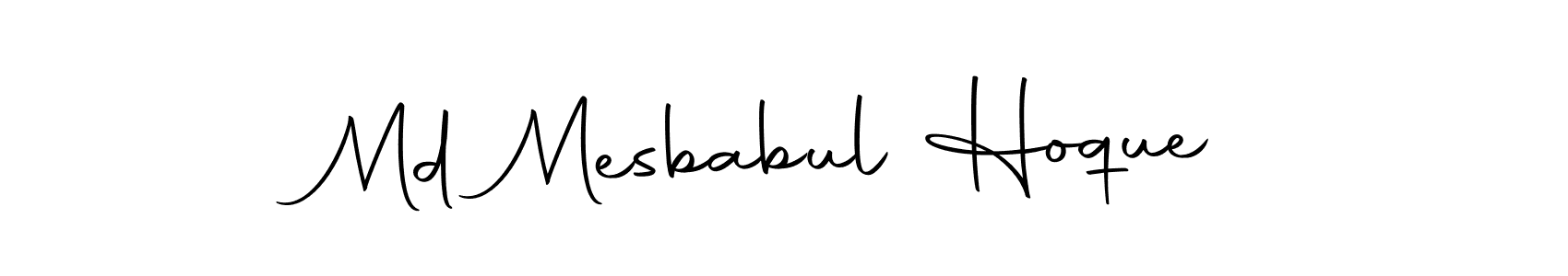 Make a short Md Mesbabul Hoque signature style. Manage your documents anywhere anytime using Autography-DOLnW. Create and add eSignatures, submit forms, share and send files easily. Md Mesbabul Hoque signature style 10 images and pictures png