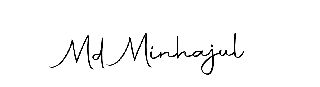 if you are searching for the best signature style for your name Md Minhajul. so please give up your signature search. here we have designed multiple signature styles  using Autography-DOLnW. Md Minhajul signature style 10 images and pictures png