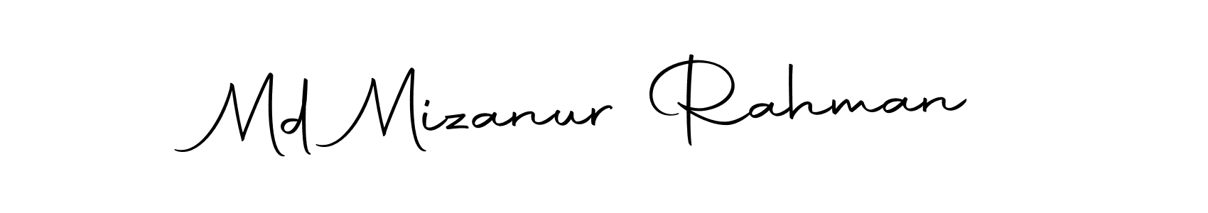 Create a beautiful signature design for name Md Mizanur Rahman. With this signature (Autography-DOLnW) fonts, you can make a handwritten signature for free. Md Mizanur Rahman signature style 10 images and pictures png