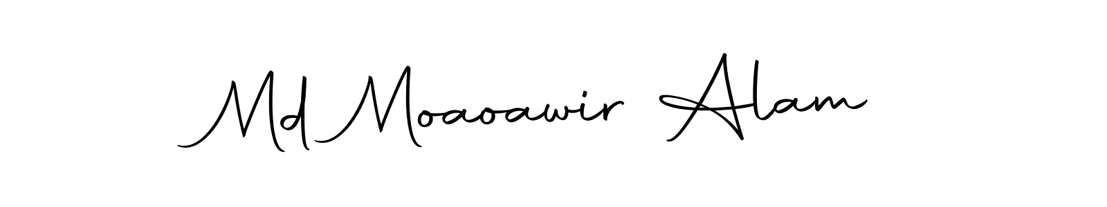 How to make Md Moaoawir Alam signature? Autography-DOLnW is a professional autograph style. Create handwritten signature for Md Moaoawir Alam name. Md Moaoawir Alam signature style 10 images and pictures png