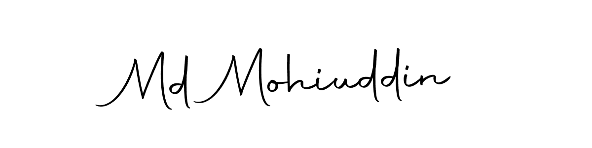 Make a beautiful signature design for name Md Mohiuddin. With this signature (Autography-DOLnW) style, you can create a handwritten signature for free. Md Mohiuddin signature style 10 images and pictures png