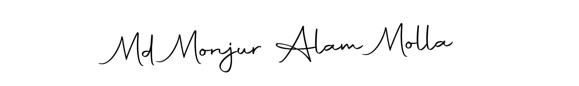 Also we have Md Monjur Alam Molla name is the best signature style. Create professional handwritten signature collection using Autography-DOLnW autograph style. Md Monjur Alam Molla signature style 10 images and pictures png