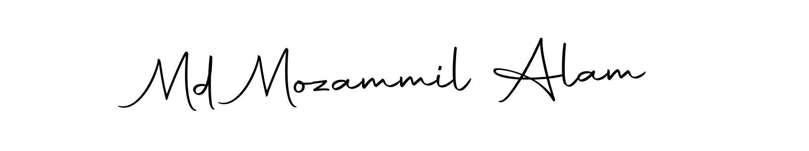 This is the best signature style for the Md Mozammil Alam name. Also you like these signature font (Autography-DOLnW). Mix name signature. Md Mozammil Alam signature style 10 images and pictures png
