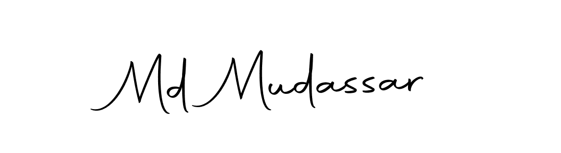 Design your own signature with our free online signature maker. With this signature software, you can create a handwritten (Autography-DOLnW) signature for name Md Mudassar. Md Mudassar signature style 10 images and pictures png