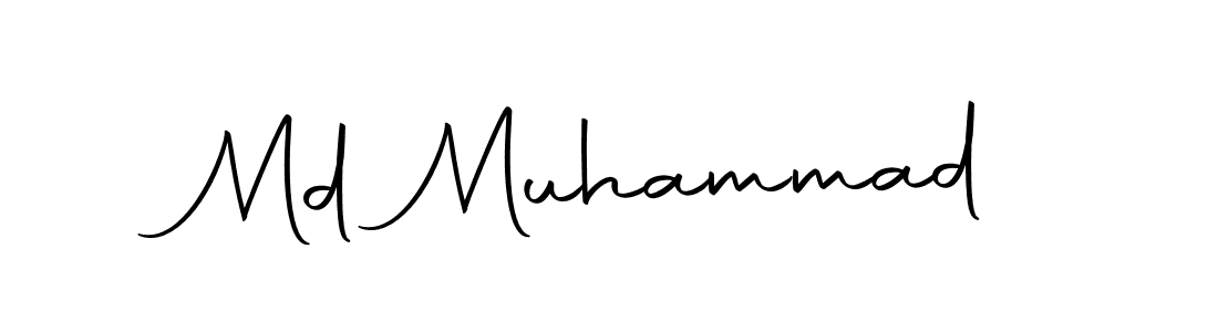 Design your own signature with our free online signature maker. With this signature software, you can create a handwritten (Autography-DOLnW) signature for name Md Muhammad. Md Muhammad signature style 10 images and pictures png