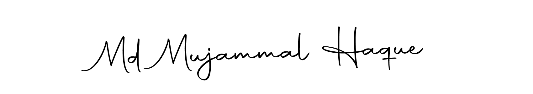 Create a beautiful signature design for name Md Mujammal Haque. With this signature (Autography-DOLnW) fonts, you can make a handwritten signature for free. Md Mujammal Haque signature style 10 images and pictures png